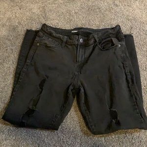 Old Navy Rockstar Midrise Distressed Skinny Jeans